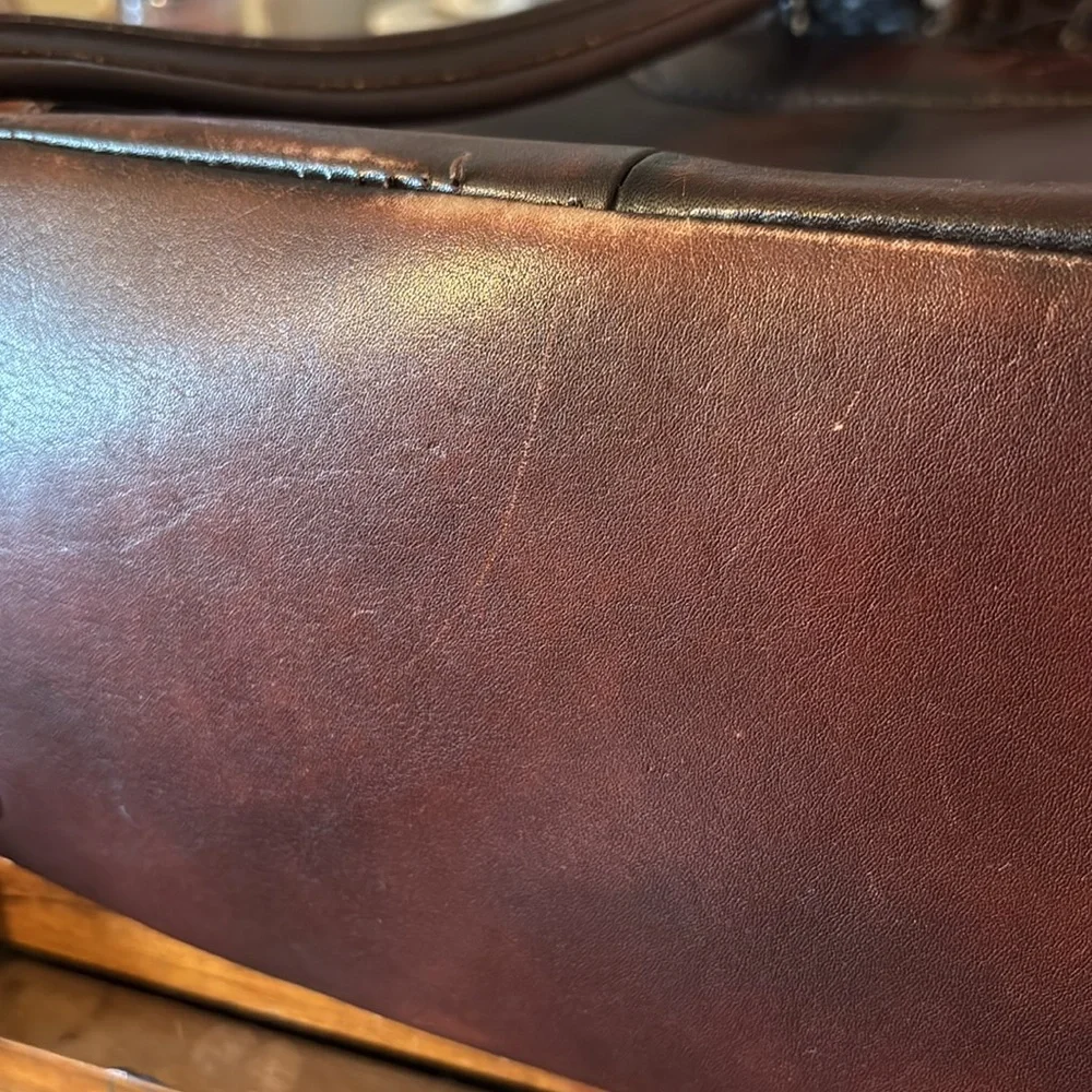 Classic Brown Leather Women's Backpack